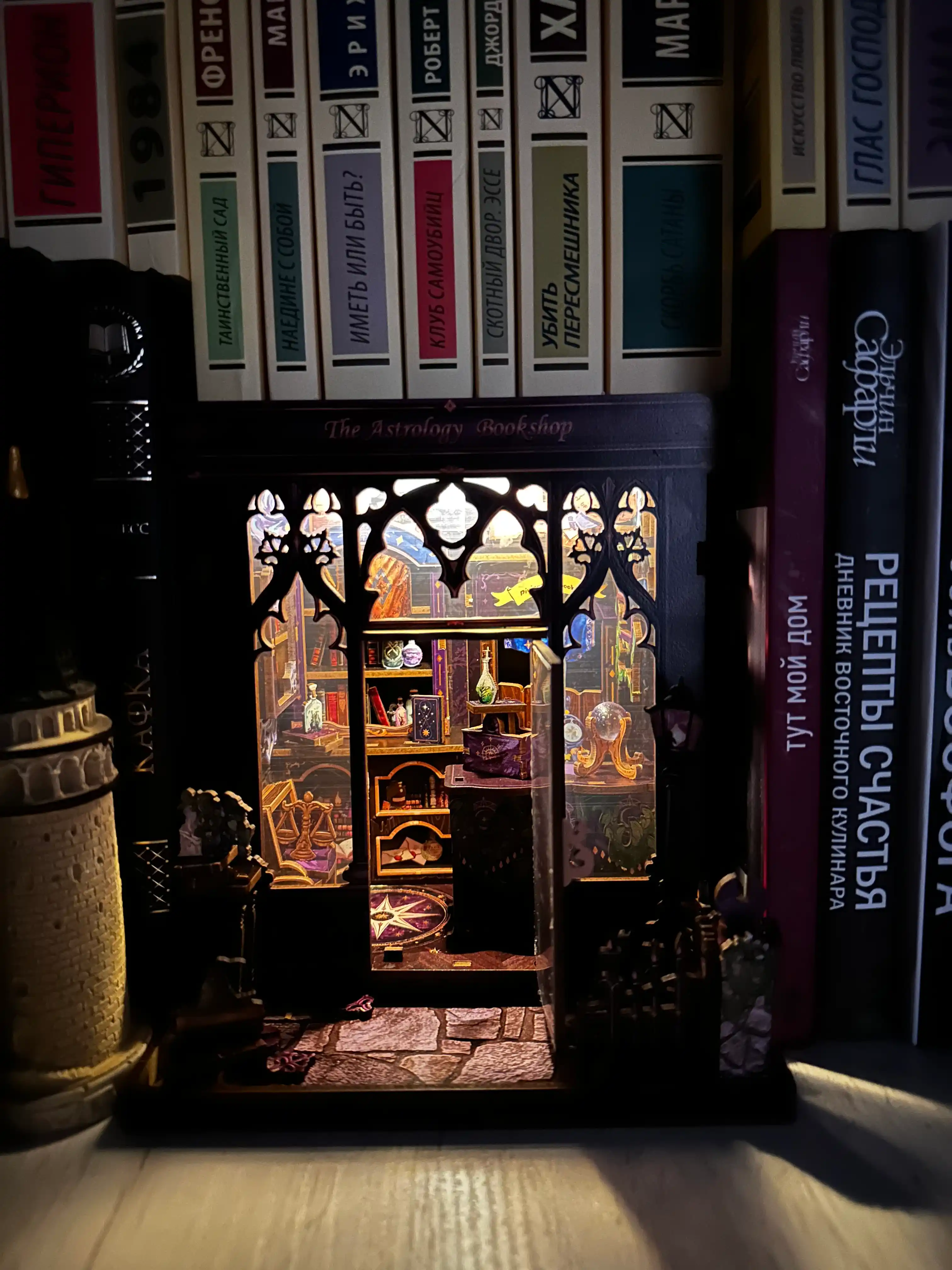 Румбокс Пазл Diy Nook 3D, деревянный с лампой