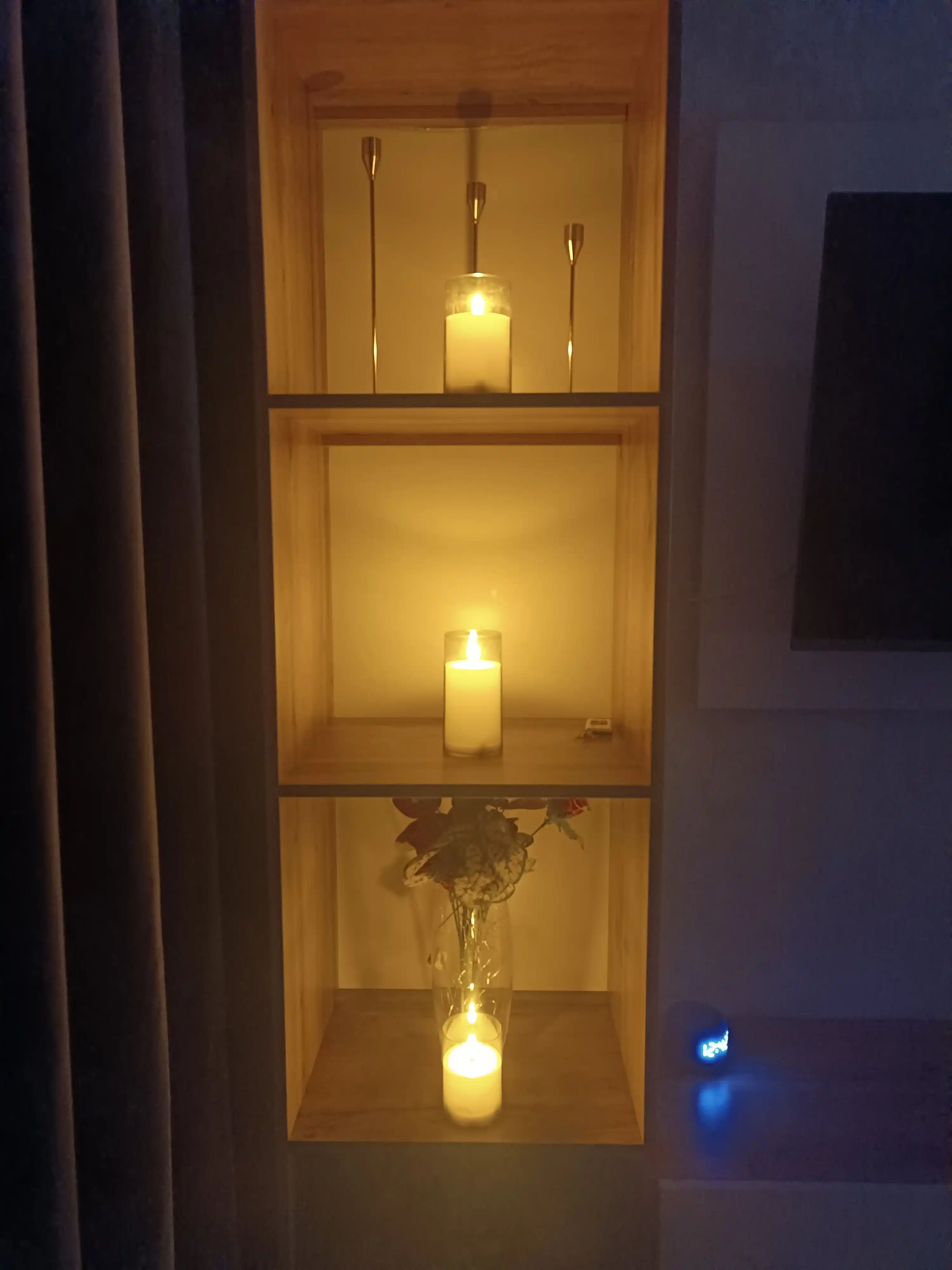 Boshqaruv pulti bilan LED sharq yorug‘lik diodli shamlar