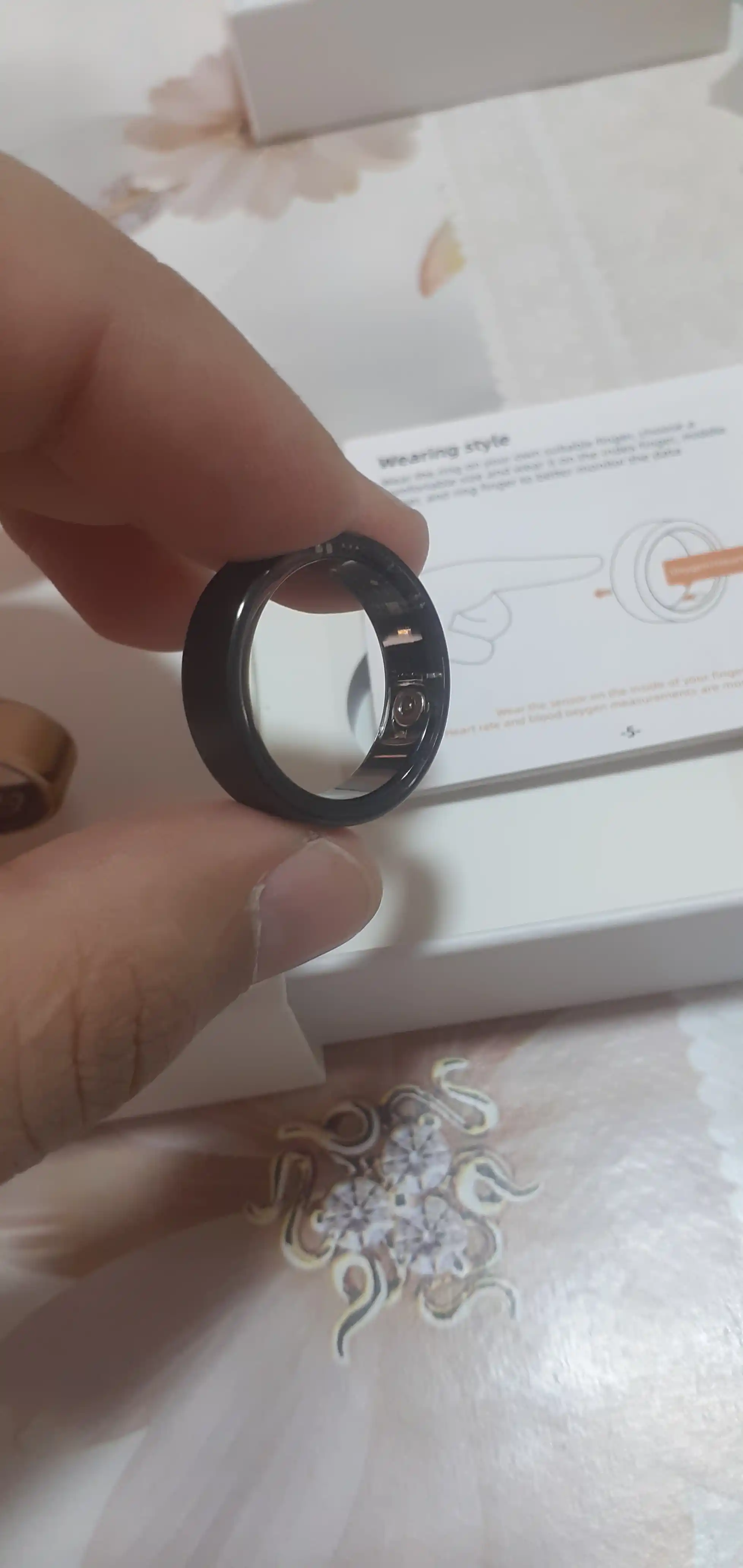 Smart Ring aqlli uzuk, smart uzuk 14 nazorat funkisyasi, zanglamas po'latdan tayyorlangan