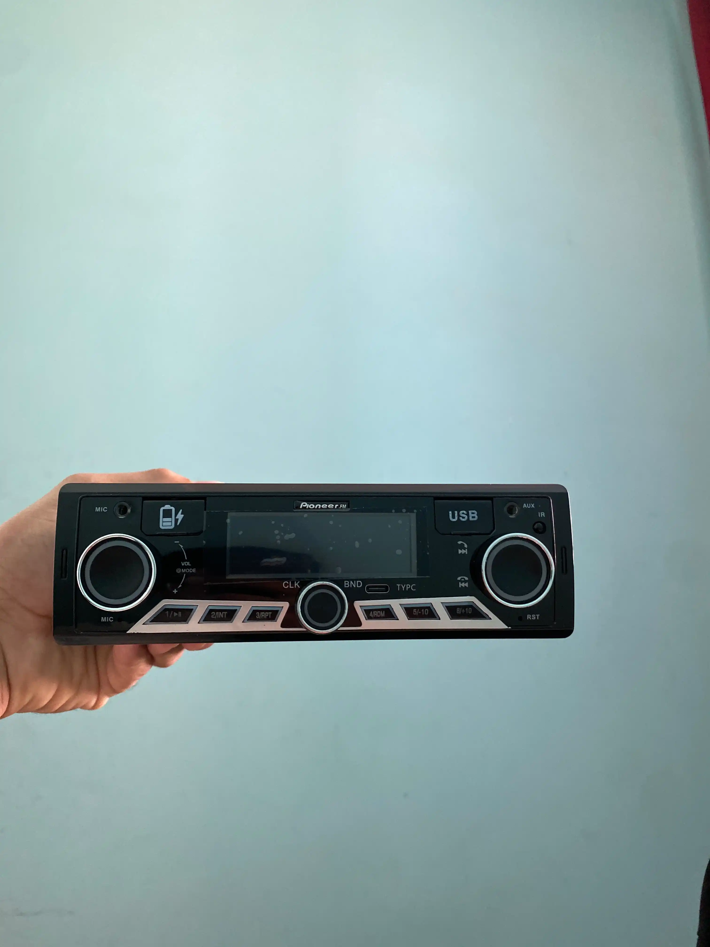 Avtomagnitafon Pioneer 2 pult Bluetooth, USB, AUX, FM radio magnitofon
