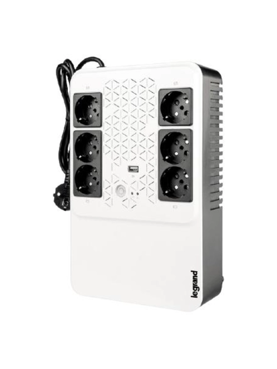 Legrand Keor Multiplug uzluksiz quvvat manbai, bir fazali, 4+2 rozetka 2K+3, USB, 480 Vt