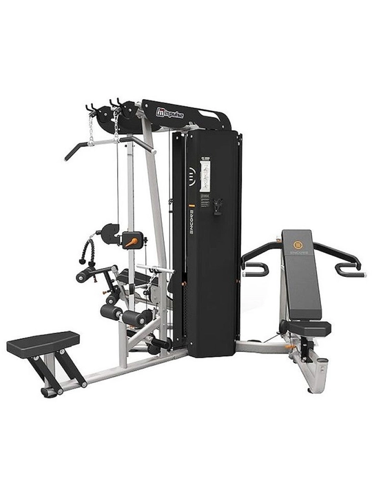 Многофункциональный тренажер Impulse Fitness с тремя станциями ES3000+ES3000OPT