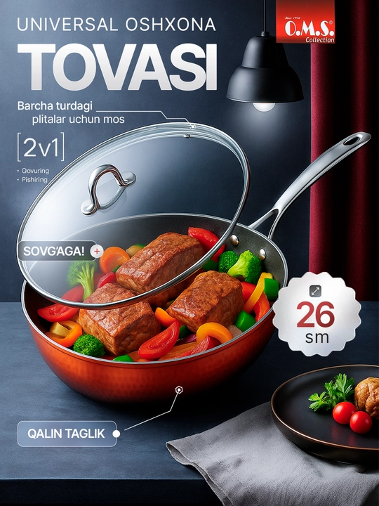 Yopishmaydigan granitdan tova - 