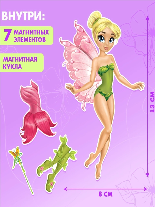 Магнитные игры-куклы наборы с одеждой, фоном и аксессуарами — развивающие игрушки
