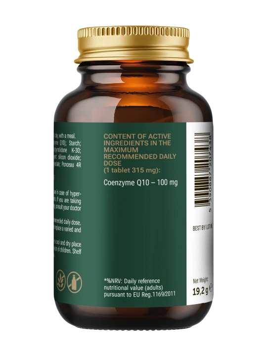 Greenwell Coenzyme Q10 100 мг, БАД для увеличение энергии и выносливости, 60 таб