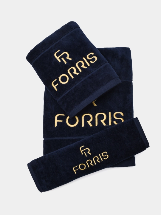 Набор махровых полотенец для ванной FORRIS HOME хлопок 500 г/м², 3 шт 33×60 50×90 70×140