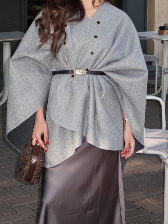 Ayollar ponchosi, cape, kardigan poncho, yelka tashlama, plash-poncho, kimono-style poncho