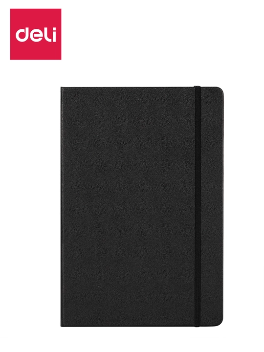 Книжка записная 96л A5 (чр) N112G Deli (клетка), 112G-N-bk - 