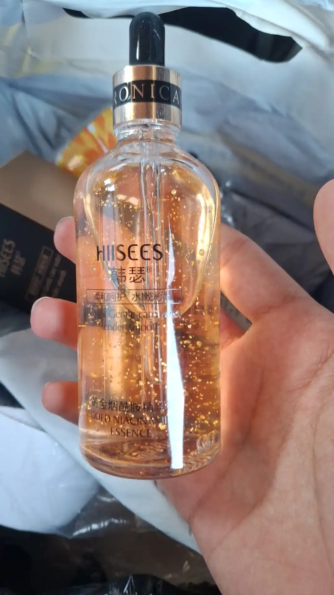 Yuz uchun zardob essensiya Hiisees, niatsinamid bilan, 100 ml