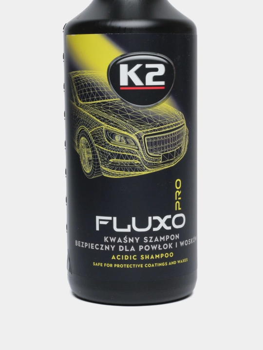Keramika uchun kislotali avtomobil shampunu K2 FLUXO PRO 1L