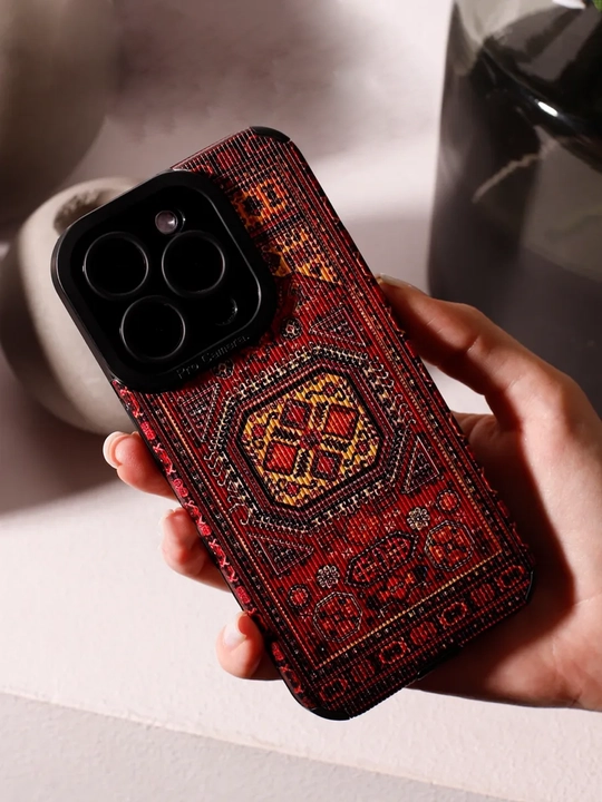 Чехол на iPhone X,11, 12, 13, 14, 15 16 Pro, Max, Plus, силиконовый, с принтом UZB "NAQSH" - 