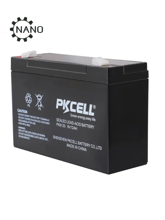 Аккумулятор "PKCELL" 6V 12Ah - 