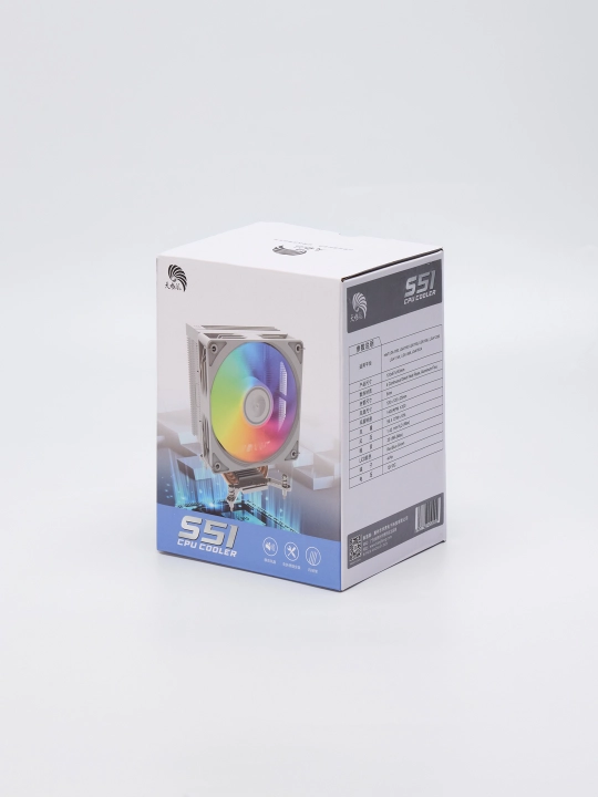 CPU sovutgichi intel va AMD RGB ARGB 2,4, 6 sovutgich quvuri protsessor sovutish sistemasi