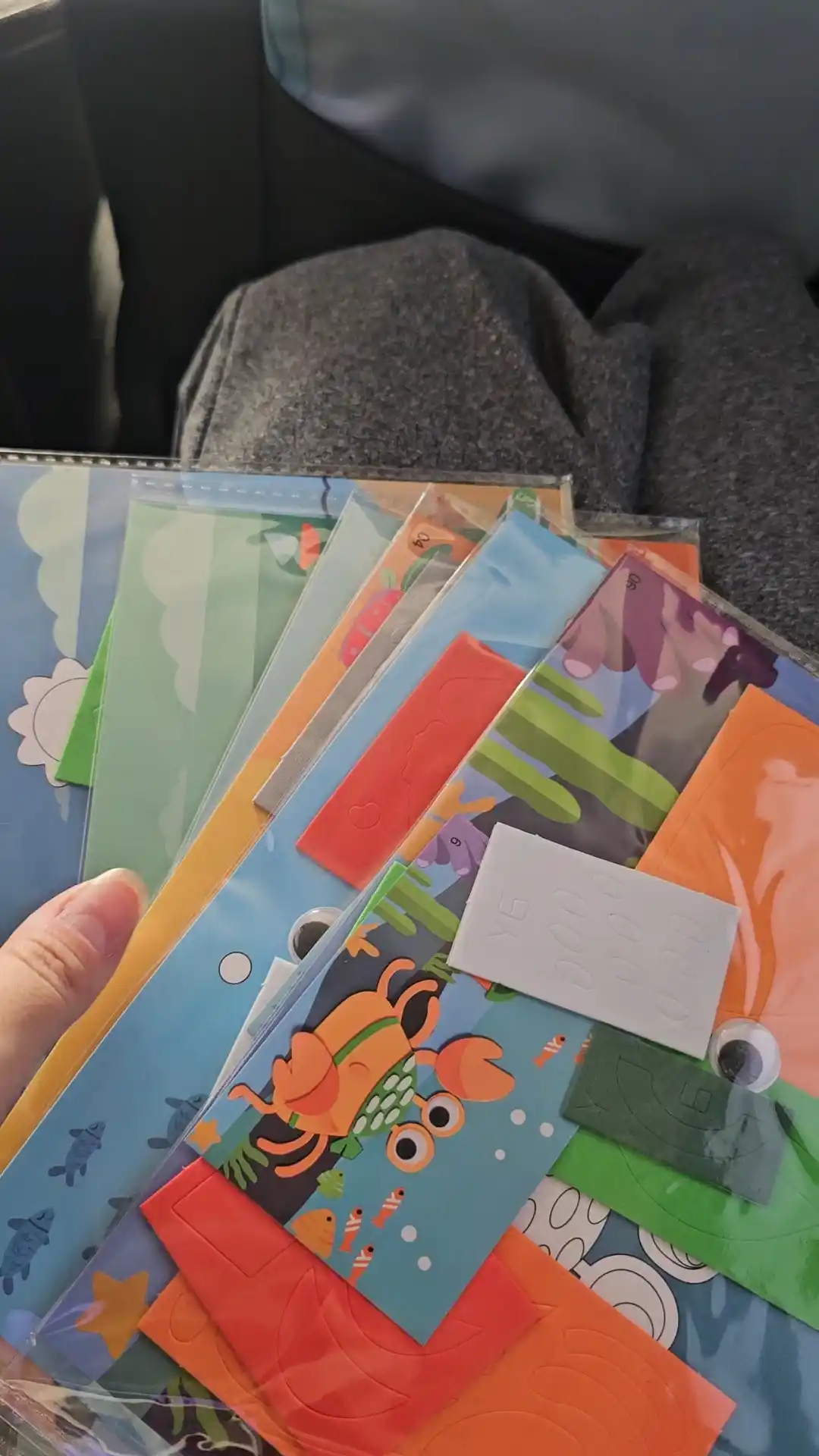 Bolalar uchun 3D applikatsiya-stikerlari, ijodkorlik uchun o'rnatilgan stikerlar