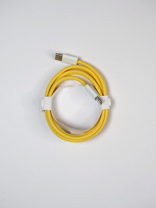 Apple iPhone 15 va Android uchun quvvatlash kabeli, to‘qilgan, Type-c kabeli, 60 Vt