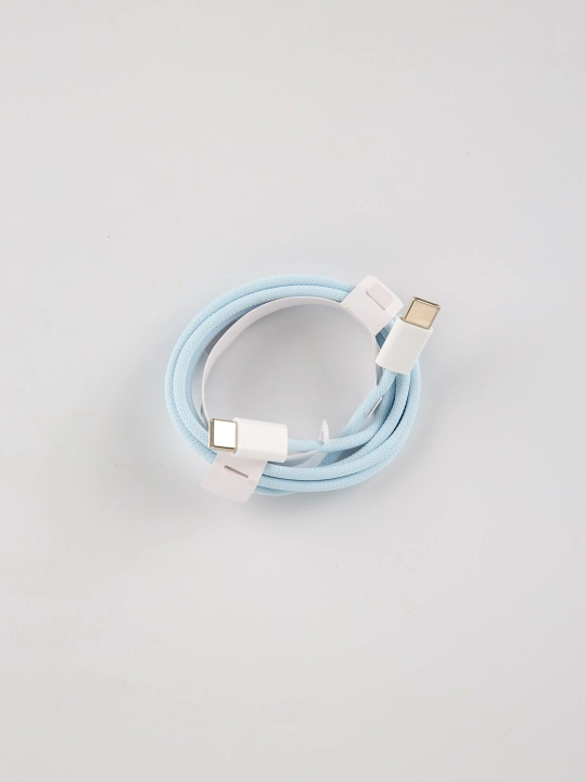 Apple iPhone 15 va Android uchun quvvatlash kabeli, to‘qilgan, Type-c kabeli, 60 Vt