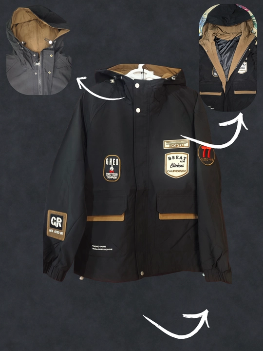 Kapyushonli erkaklar mavsumiy kurtka va vetrovkasi, L-4XL yengil kurtka