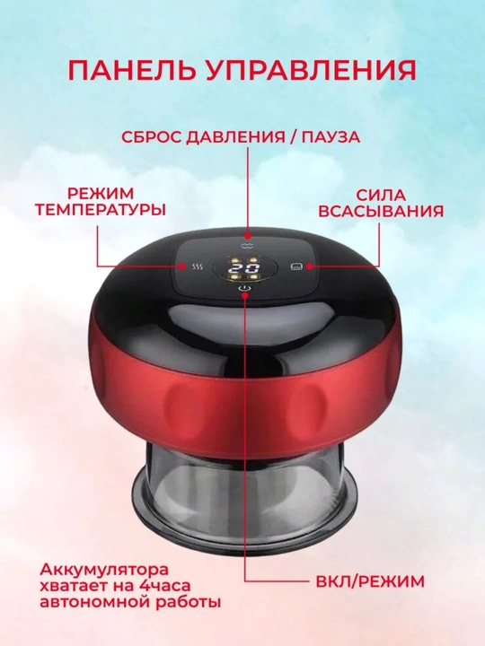 Вакуумный массажер для тела антицеллюлитный