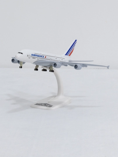 Airbus A380 modeli, Air France, 20 sm, shassi, metall + plastik - 