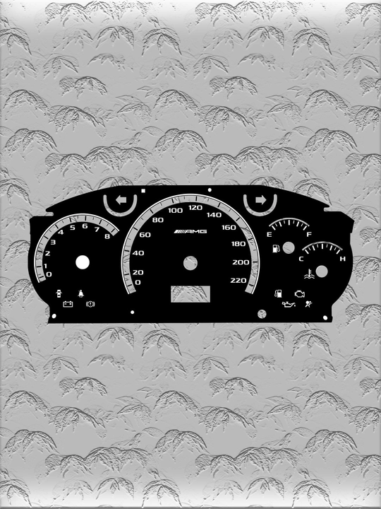 Панель приборов Lacetti, чистый минимализм  - 