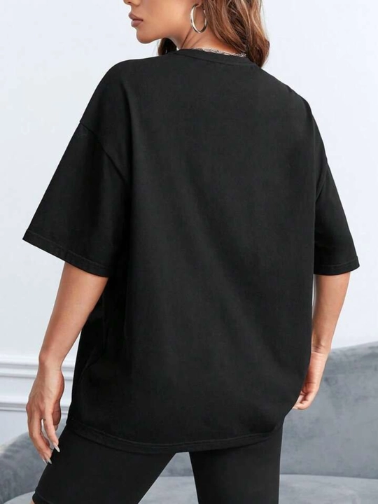 Женская oversize футболка Rubi&Jons — 100% мягкий хлопок, принт, унисекс модель