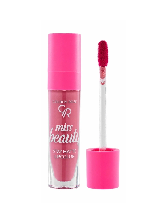Miss Beauty Stay Matte Lipcolor — матовая жидкая помада для губ, 5.5 мл - 