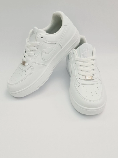 Белые кроссовки nike air  для мужчин, женщин и подростков, размеры 40–44