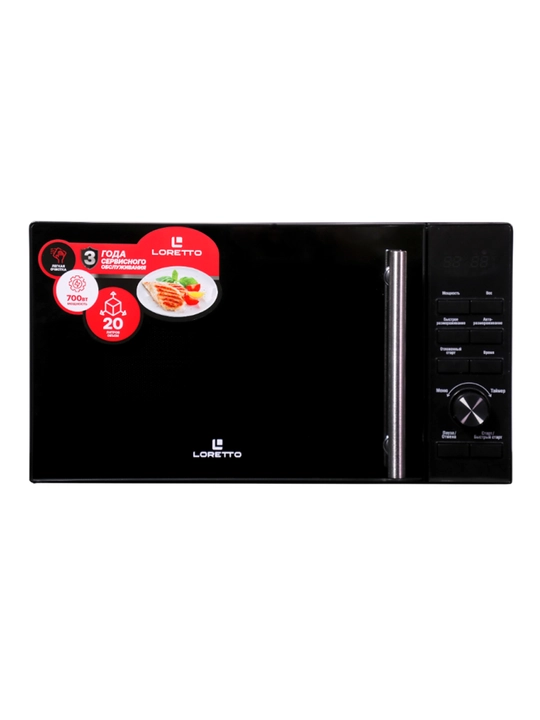 Mikroto'lqinli pech Loretto LM-2101, LM-2102, LM-2103, LM-2104, LM-2105, LM-2302, LM-2306