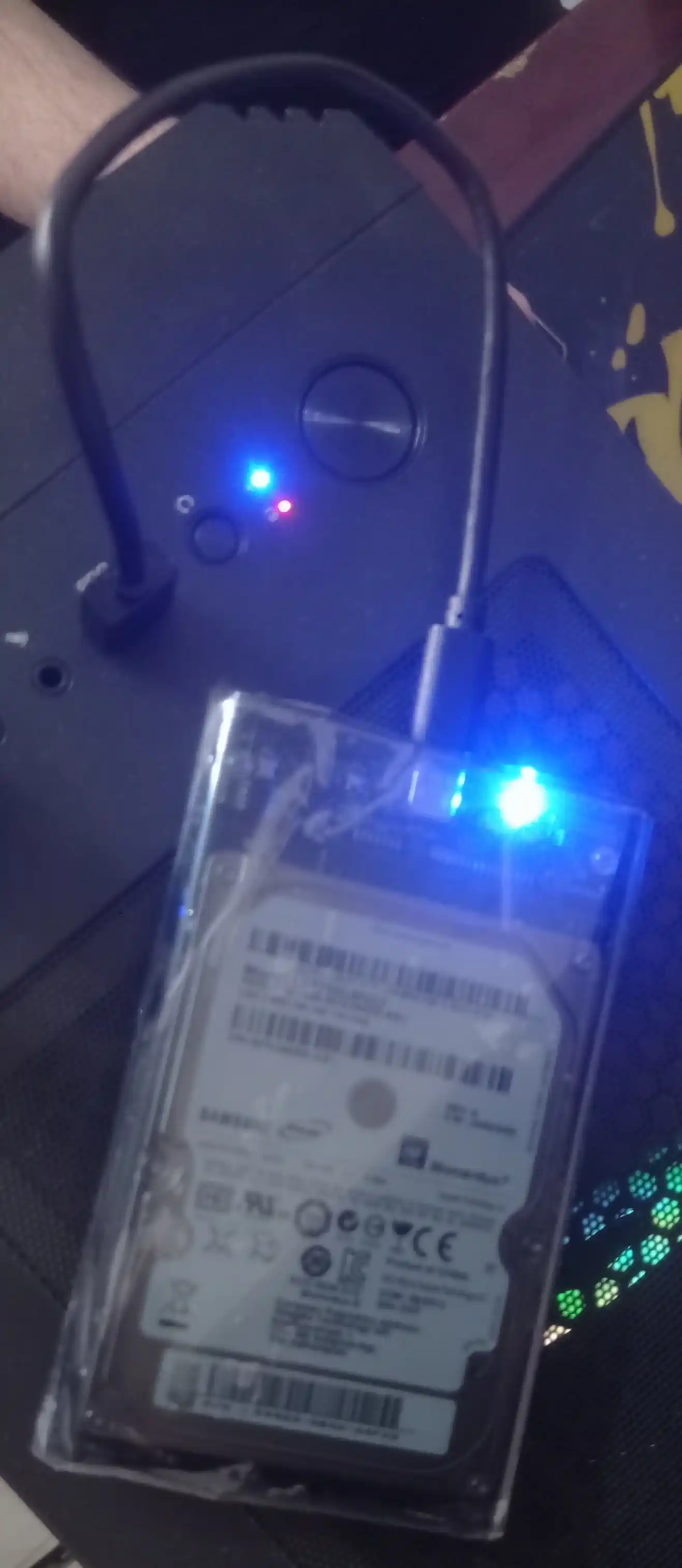 Корпус-кейс для внешнего жесткого диска SATA, USB 3.1, HDD SSD 2.5