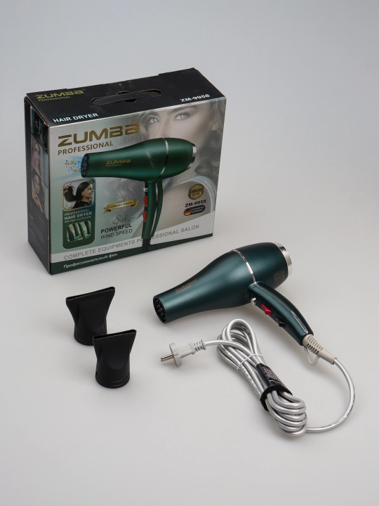 Профессиональный фен для сушки и укладки волос Zumba ZM-9999, ZM-9956, ZM-9958