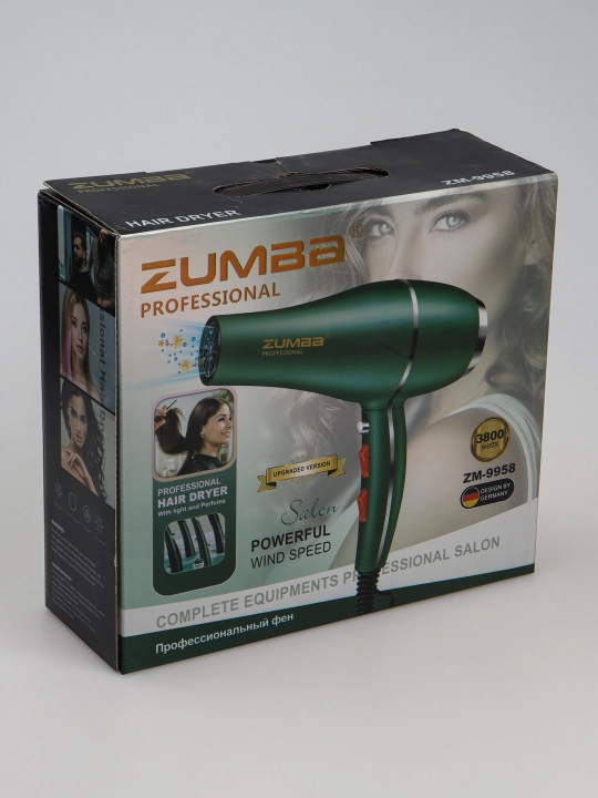 Профессиональный фен для сушки и укладки волос Zumba ZM-9999, ZM-9956, ZM-9958