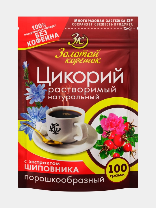Atirgul kestirib, "ZOLOTOY KORESHOK" hindibo kukuni, ZIP, 100g - 