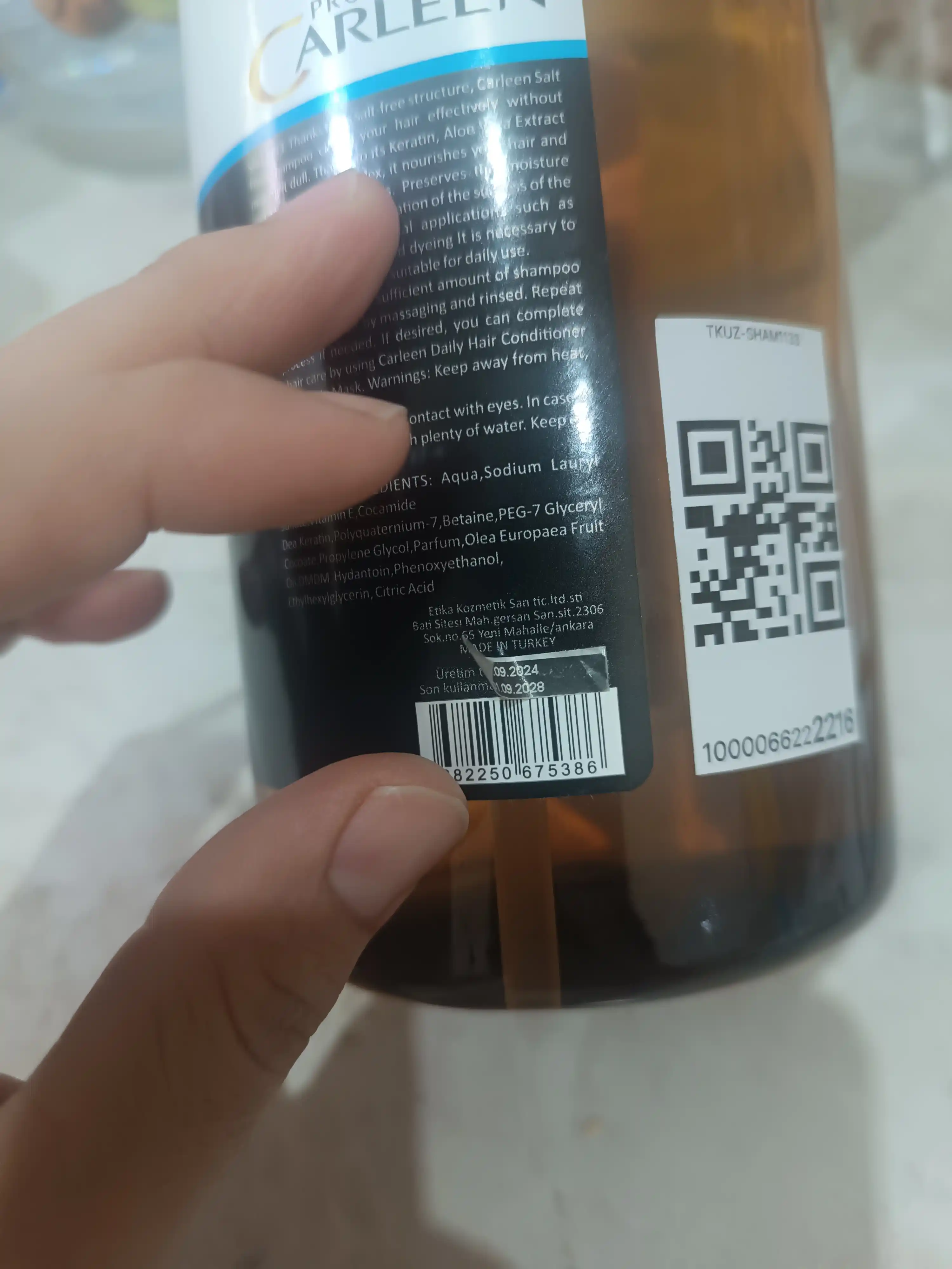 Шампунь для волос Carleen Professional Salt Free