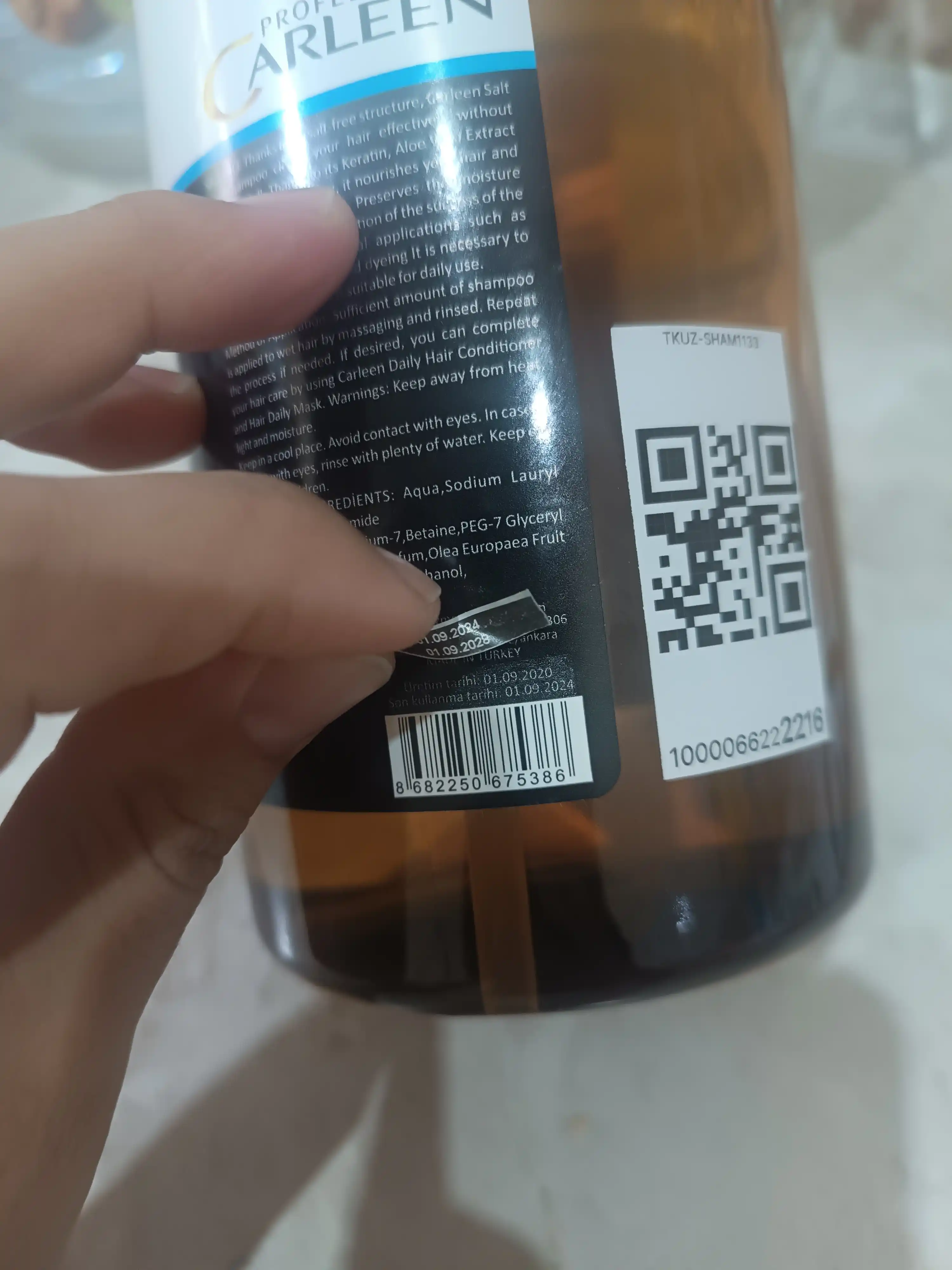 Шампунь для волос Carleen Professional Salt Free