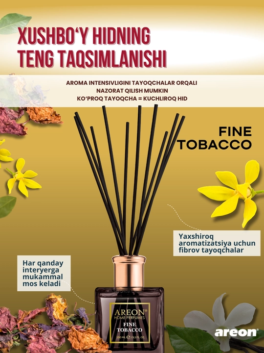 Ароматизатор диффузор для дома Areon Home Perfume Exclusive, освежитель воздуха, 150 мл