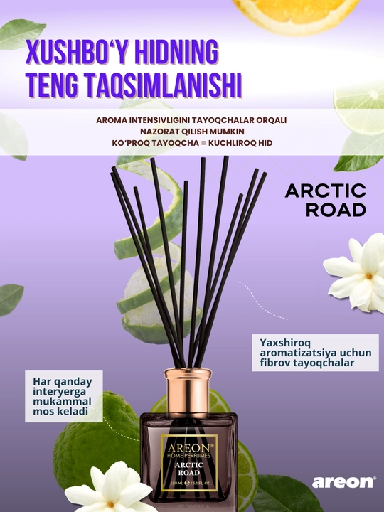 Ароматизатор диффузор для дома Areon Home Perfume Exclusive, освежитель воздуха, 150 мл