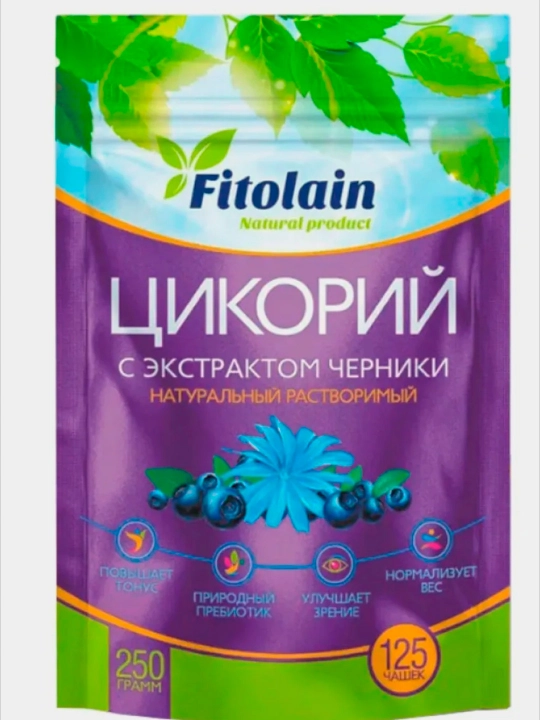 FITOLAIN buta mevasi ekstrakti bilan hindibo kukuni, 250 g ZIP - 