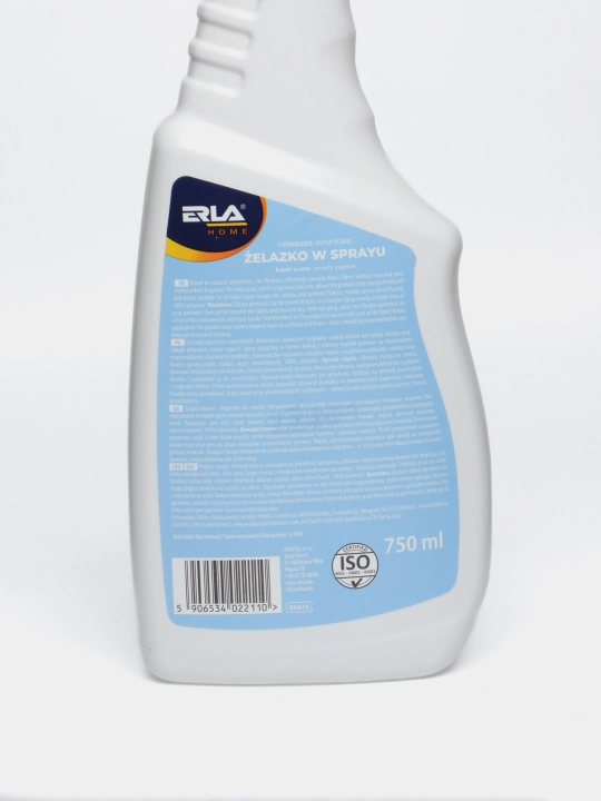 ERLA HOME Iron Spray suyuq dazmol - dazmollamasdan silliq kiyimlar, 750 ml