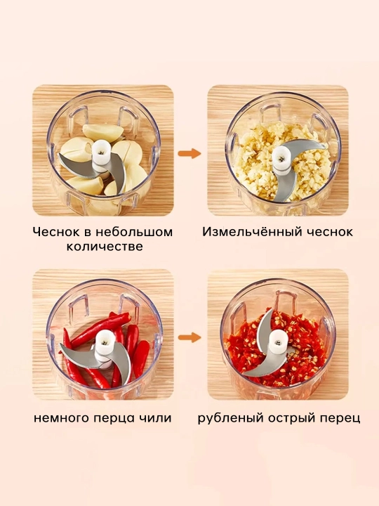 Elektr blender, maydalagich, sabzavot to'sar, mikser HAN RIVER