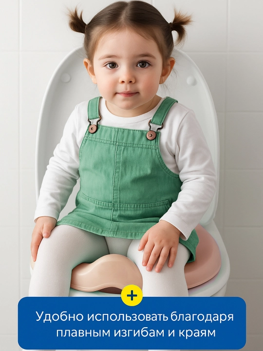 Детское сиденье для унитаза Lalababy Follow Me, универсальное, 39.5 * 33.5 * 14.5 см