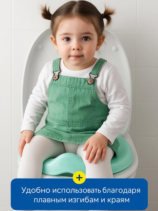 Детское сиденье для унитаза Lalababy Follow Me, универсальное, 39.5 * 33.5 * 14.5 см