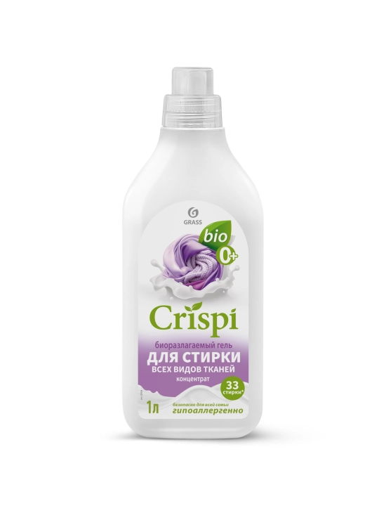 Grass CRISPI barcha turdagi matolarni yuvish uchun, gel konsentrati, 1 litr