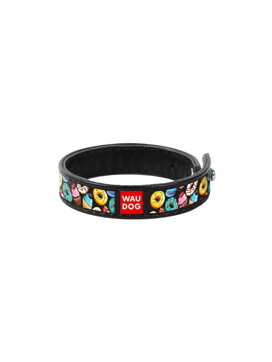 Collar WAUDOG ПОНЧИКИ кожаный браслет на руку - 