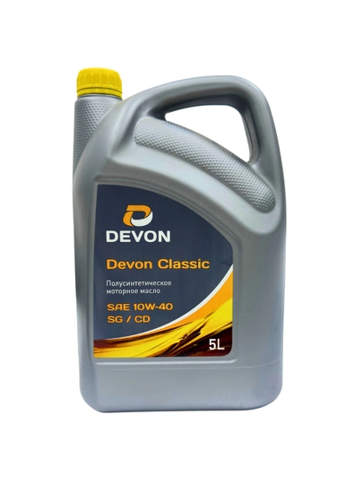 Devon Classic 10W-40 SG, CD 5L, Polusintetik motor moyi