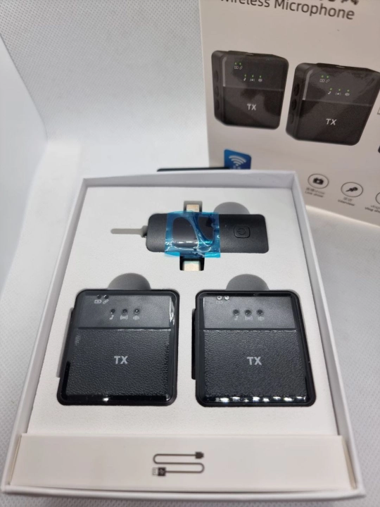 Simsiz petlichka mikrofon telefon uchun, iPhone va Android uchun, AAA