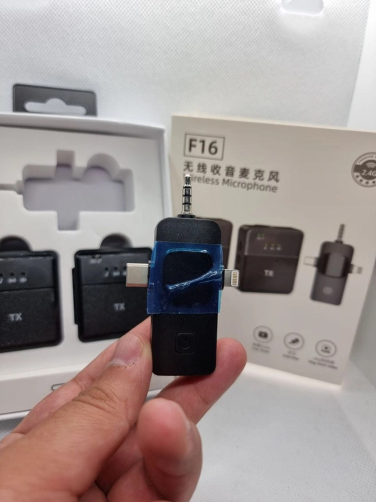 Simsiz petlichka mikrofon telefon uchun, iPhone va Android uchun, AAA