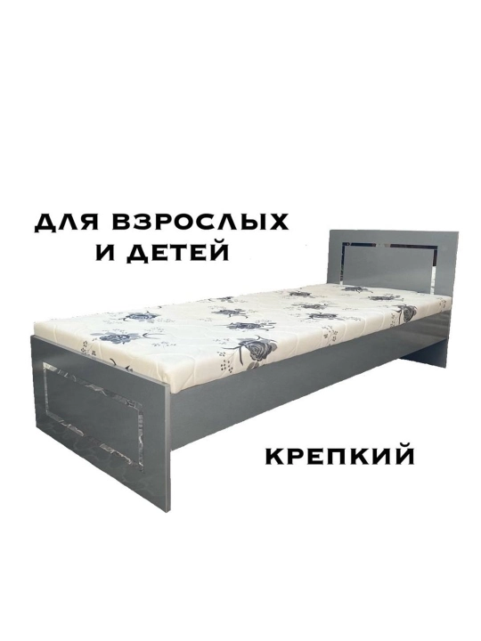 Bir kishilik karavot, yog‘och material, bolalar va kattalar uchun - 
