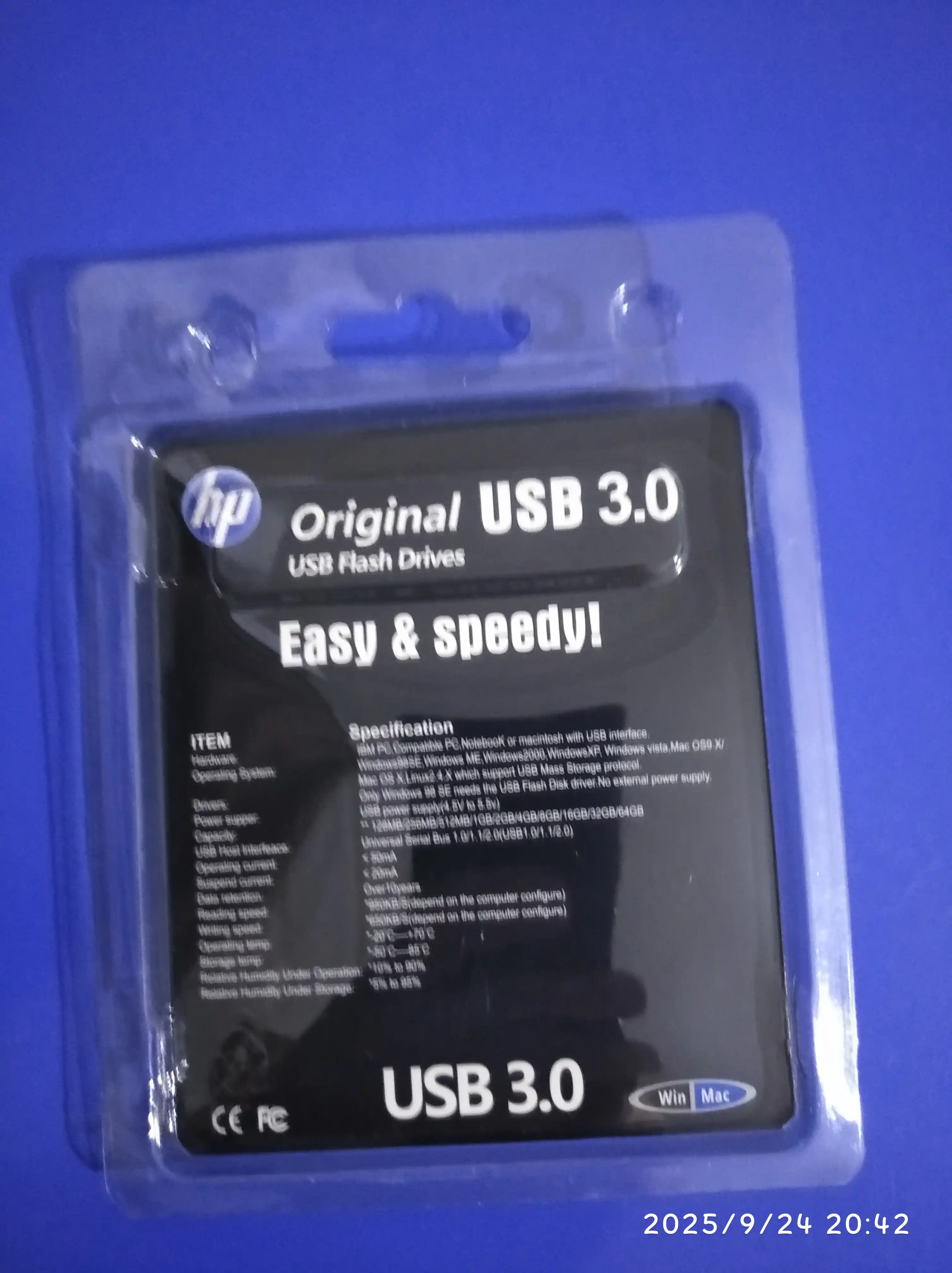 USB Флешка HP, высокоскоростная USB Флеш-карта, 2, 4, 8, 16, 32, 64, 128, 256 Гб