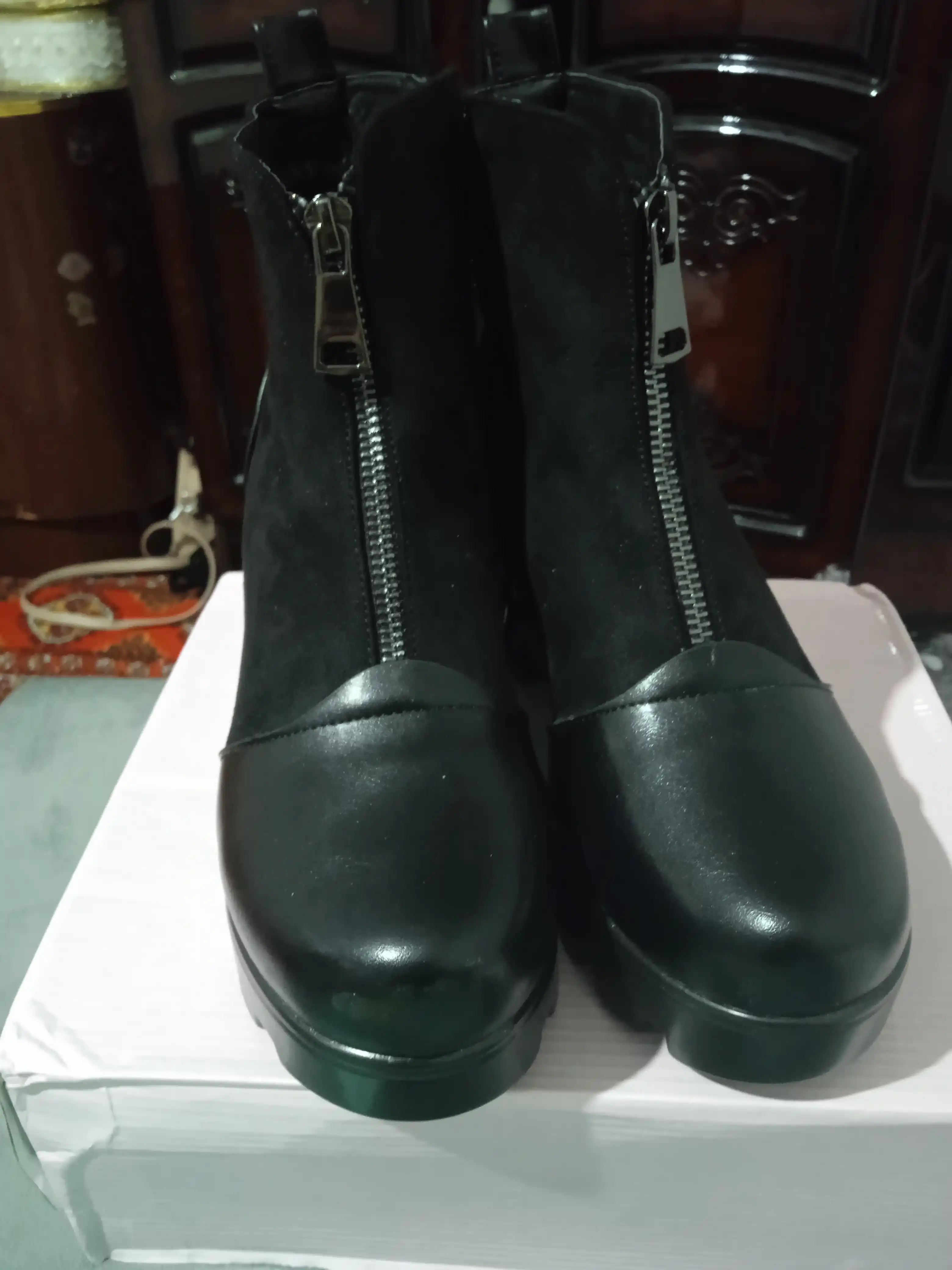 Ayollar yarim etiklari BELLISIMA 77071-D13 B&PU, poshna 5 sm