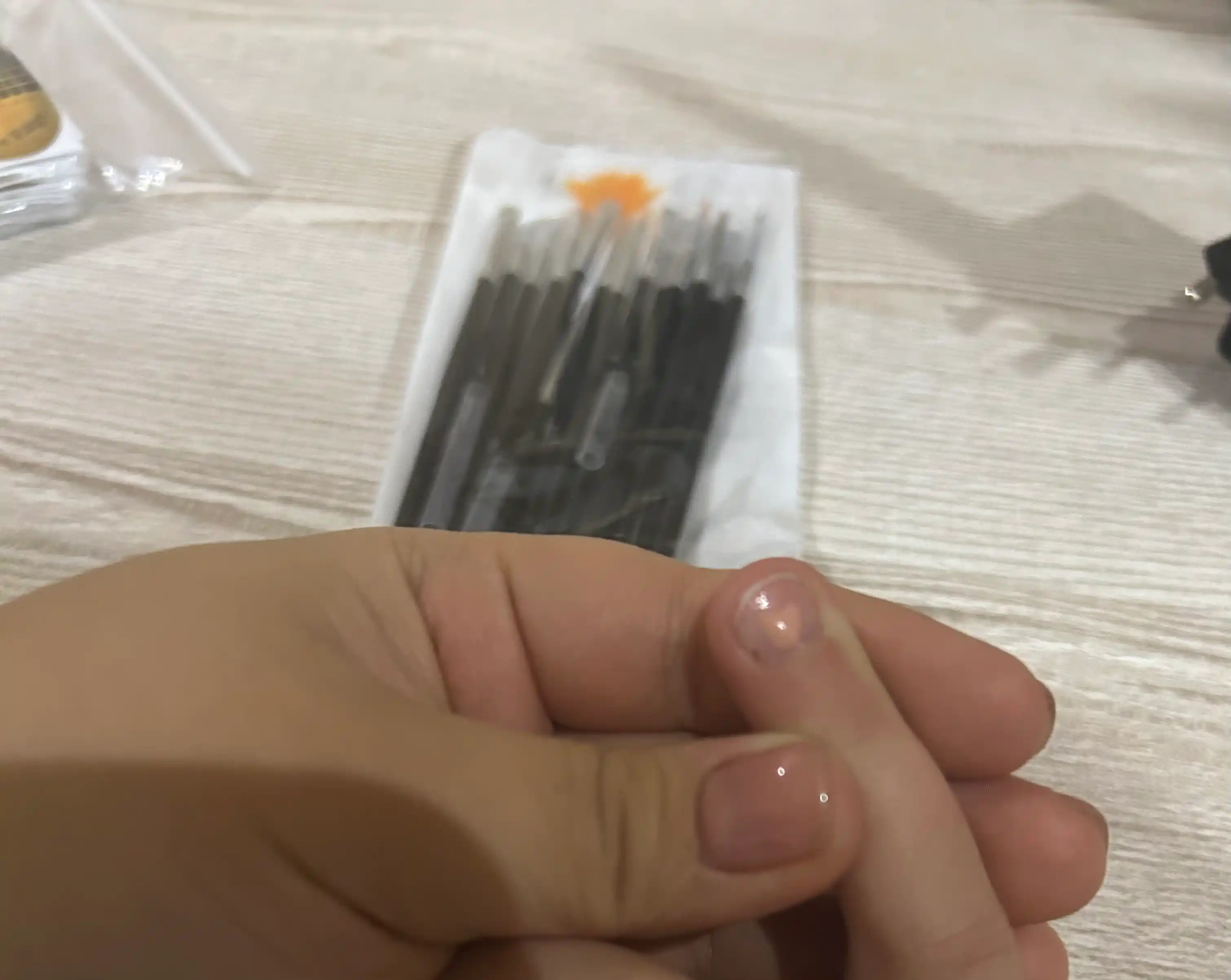 Набор кистей для дизайна ногтей и маникюра, 15 шт, 3 цвета